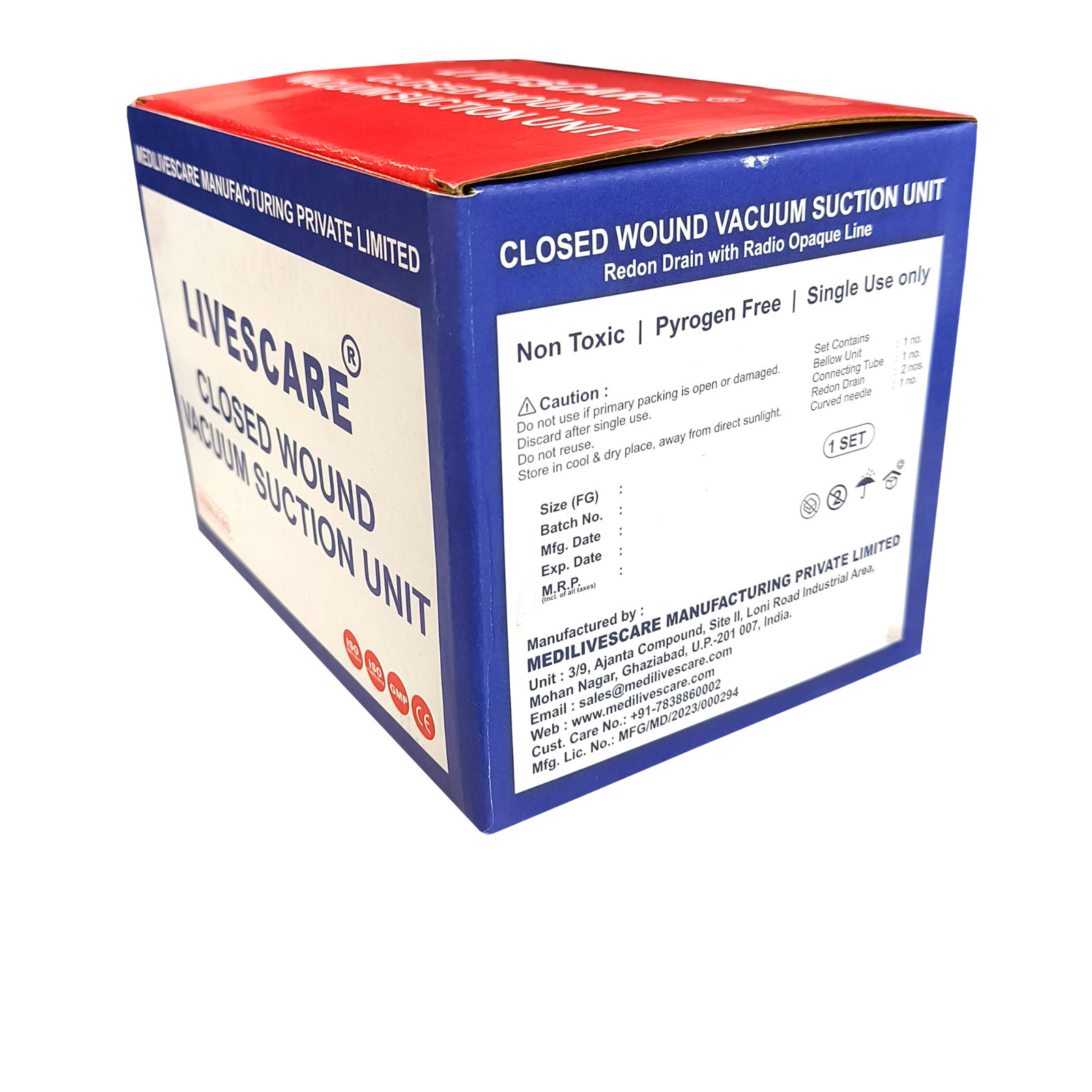 Closed Wound Suction Unit